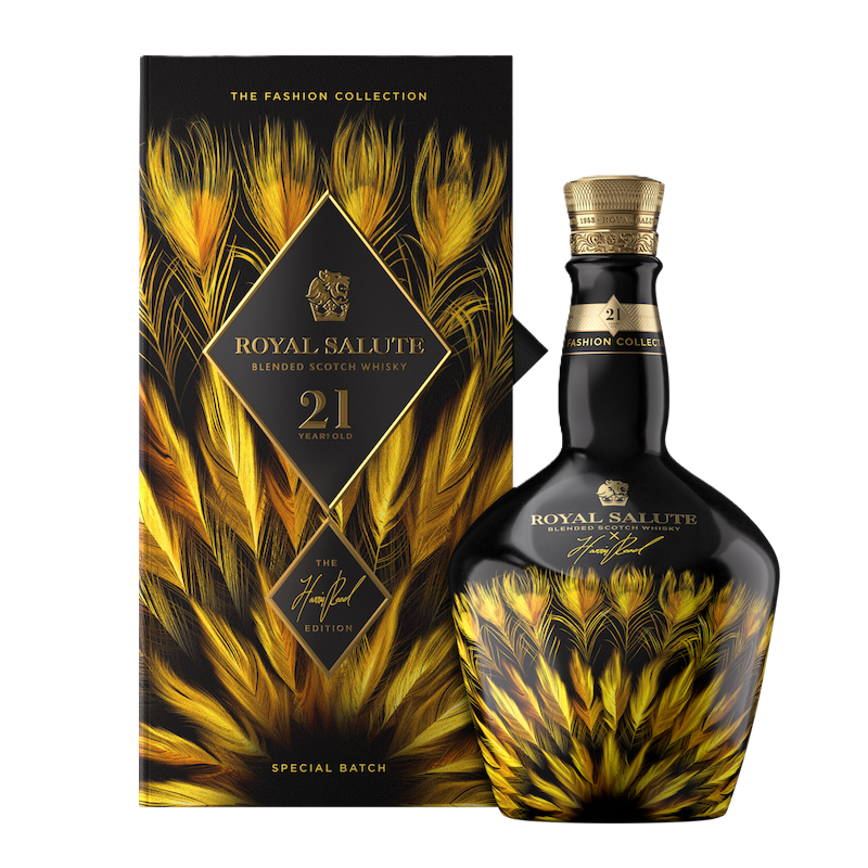 皇家禮炮 21年 新奢時尚第三代 (燦金羽冠+耀紫羽冠限定版)