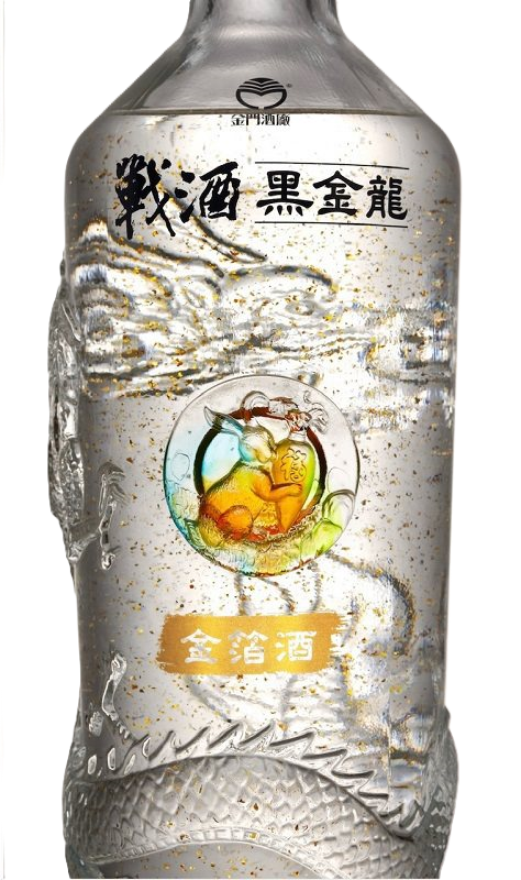 金門高粱 戰酒黑金龍鴻兔大展金箔酒 3.6L